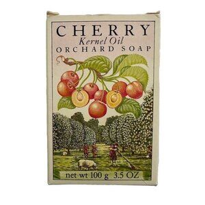 Crabtree & Evelyn Vintage London Cherry Kernel Oil English Orchard Soap Bar 1980